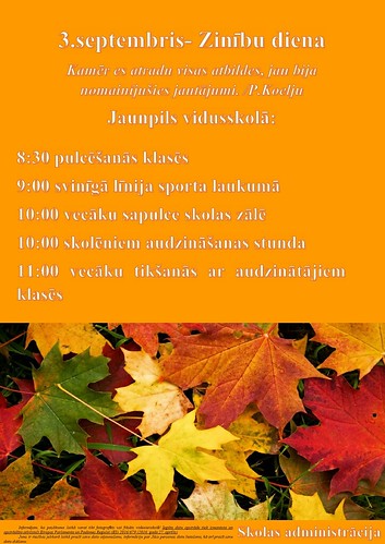 03.09.2018. Zinību diena