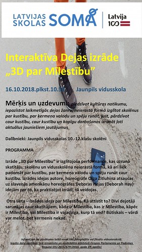 Interaktīva Dejas izrāde 3D par Mīlestību