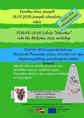 Veselības diena Jaunpilī 18. maijā pieaugušajiem